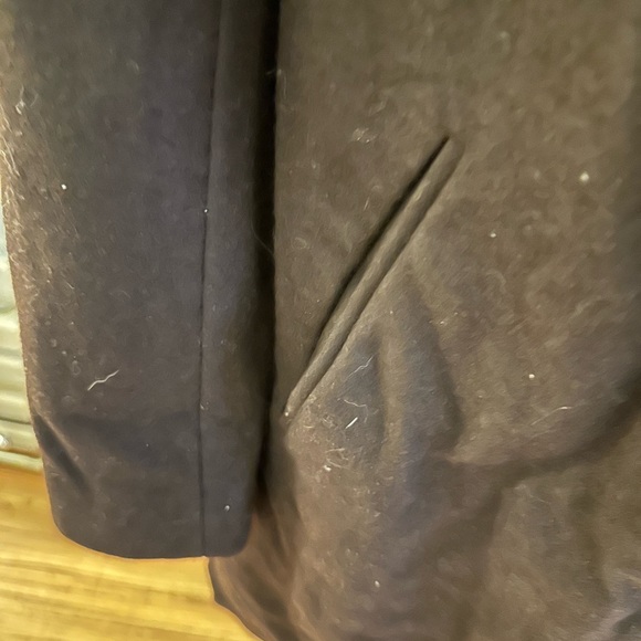 Allsaints wrap wool coat with clasp closure - Picture 4 of 7